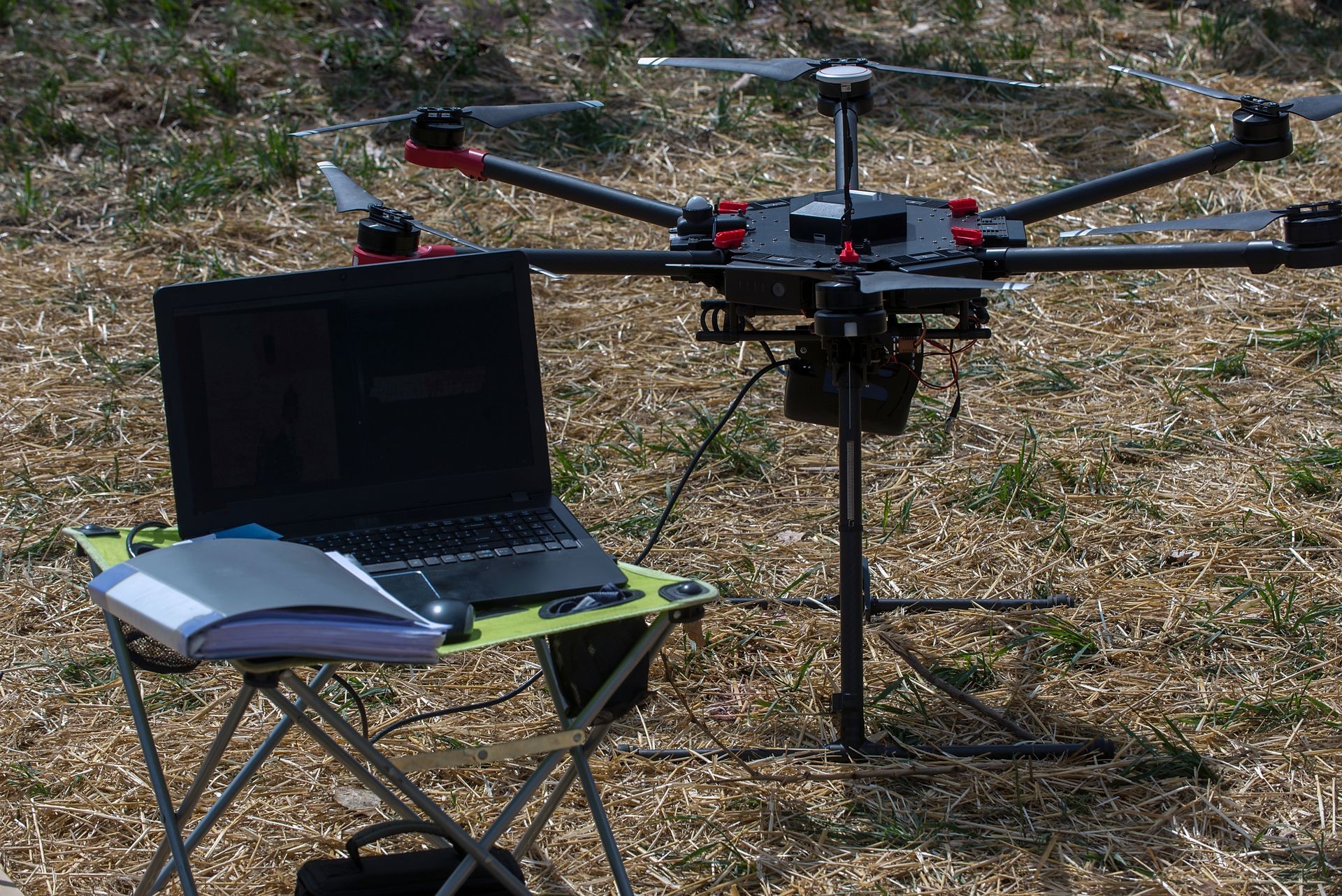 drones in the service in agriculture